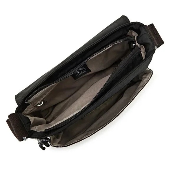 NEW! Kipling Black Loreen Nylon Crossbody - Picture 4 of 9